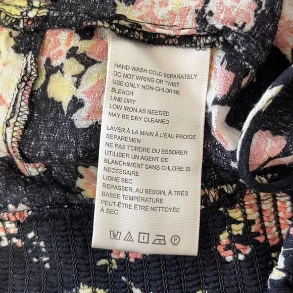 NWOT Free People Hilary Floral Long Sleeve Crop - Picture 3 of 10